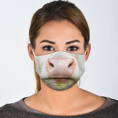 Cow Face Mask Face Cover Filter Pm 2.5 Men, Women 3D Fashion Outdoor