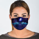 Wolf Face Mask Face Cover Filter Pm 2.5 Men, Women 3D Fashion Outdoor