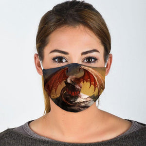 Dragon Face Mask Face Cover Filter Pm 2.5 Men, Women 3D Fashion Outdoor