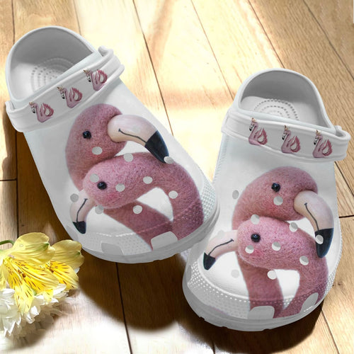 Flamingo Personalize Clog, Custom Name, Text, Fashion Style For Women, Men, Kid, Print 3D For Lovers