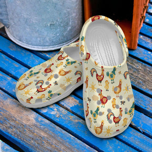 Chicken Personalize Clog, Custom Name, Text, Fashion Style For Women, Men, Kid, Print 3D Baby Chicken
