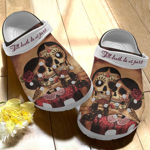 Skull Personalize Clog, Custom Name, Text, Fashion Style For Women, Men, Kid, Print 3D Meant To Be