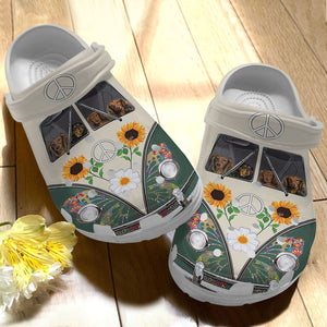 Dachshund Personalize Clog, Custom Name, Text, Fashion Style For Women, Men, Kid, Print 3D Hippie Lovely Dachshund