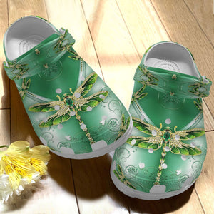 Dragonfly 1 Personalize Clog, Custom Name, Text, Fashion Style For Women, Men, Kid, Print 3D
