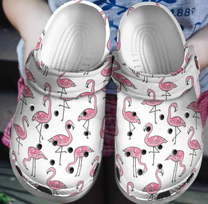 Flamingos 3D Personalize Clog, Custom Name, Text, Fashion Style For Women, Men, Kid, Print 3D Love