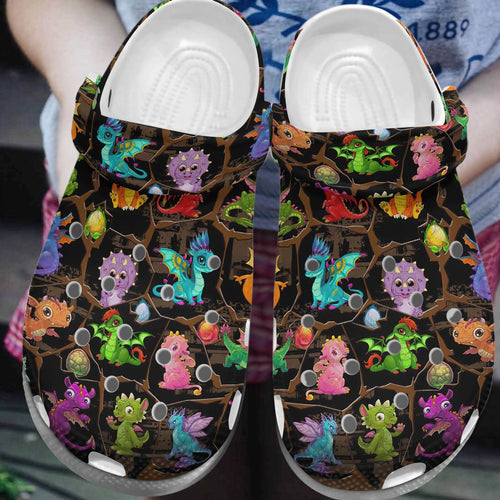 Dinosaurs Personalize Clog, Custom Name, Text, Fashion Style For Women, Men, Kid, Print 3D Game