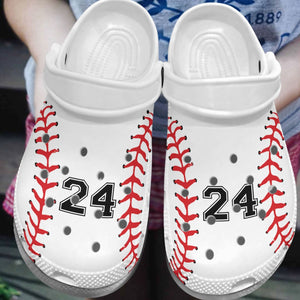 Baseball Personalize Clog, Custom Name, Text, Fashion Style For Women, Men, Kid, Print 3D Personalized