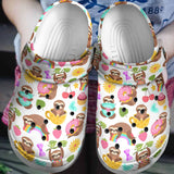 Sloth Personalize Clog, Custom Name, Text, Fashion Style For Women, Men, Kid, Print 3D Happy Sloth