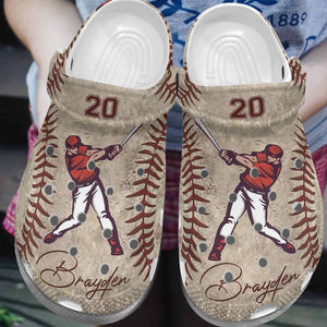 Baseball Personalize Clog, Custom Name, Text, Fashion Style For Women, Men, Kid, Print 3D He'S Cool