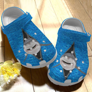 Shark Personalize Clog, Custom Name, Text, Fashion Style For Women, Men, Kid, Print 3D Love Shark