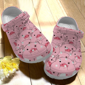 Pig Personalize Clog, Custom Name, Text, Fashion Style For Women, Men, Kid, Print 3D Pink Pigs