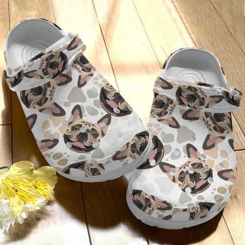 Dog Personalize Clog, Custom Name, Text, Fashion Style For Women, Men, Kid, Print 3D Pug V5