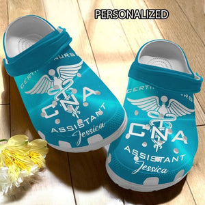 Nurse Personalized Personalize Clog, Custom Name, Text, Fashion Style For Women, Men, Kid, Print 3D Cna