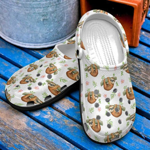 Sloth Personalize Clog, Custom Name, Text, Fashion Style For Women, Men, Kid, Print 3D Sloth Lovers