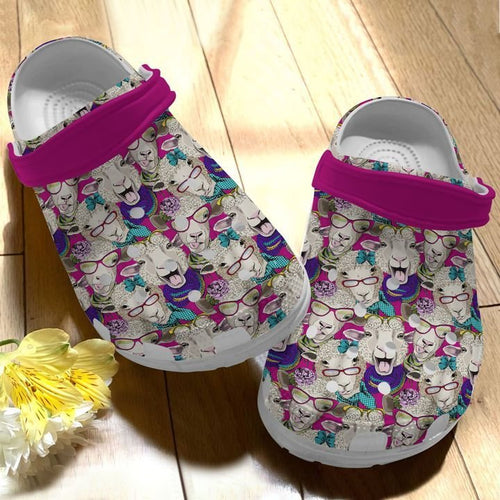 Sheep Personalize Clog, Custom Name, Text, Fashion Style For Women, Men, Kid, Print 3D Sheep Family