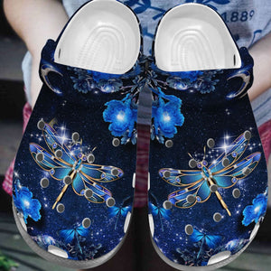 Dragonfly Personalize Clog, Custom Name, Text, Fashion Style For Women, Men, Kid, Print 3D Twinkle