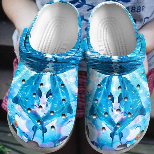 Dolphin 3D Personalize Clog, Custom Name, Text, Fashion Style For Women, Men, Kid, Print 3D Love