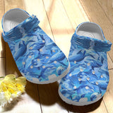 Dolphin Personalize Clog, Custom Name, Text, Fashion Style For Women, Men, Kid, Print 3D Dolphin Art