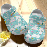 Poodle Personalize Clog, Custom Name, Text, Fashion Style For Women, Men, Kid, Print 3D Cute Poodles
