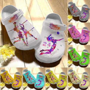 Volleyball Personalize Clog, Custom Name, Text, Fashion Style For Women, Men, Kid, Print 3D Love Volleyball
