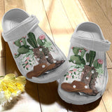 Cowgirl Personalize Clog, Custom Name, Text, Fashion Style For Women, Men, Kid, Print 3D Horse Girl Cactus