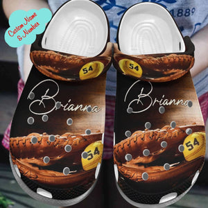 Softball Personalize Clog, Custom Name, Text, Fashion Style For Women, Men, Kid, Print 3D Personalized She Is Unstoppable
