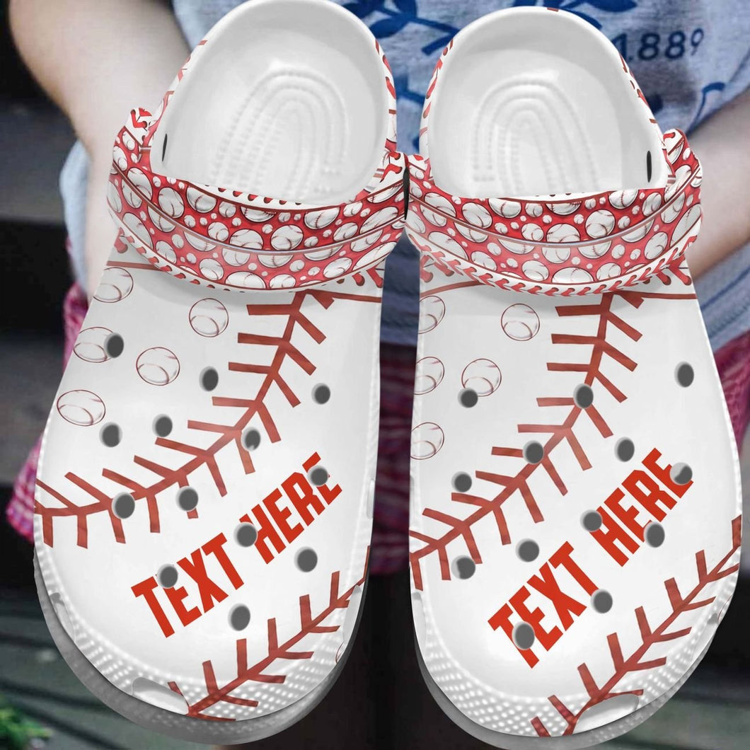Baseball Personalize Clog, Custom Name, Text, Fashion Style For Women, Men, Kid, Print 3D Amazing Sport To Me