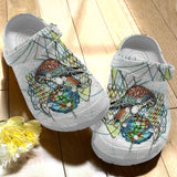 Crochet Personalize Clog, Custom Name, Text, Fashion Style For Women, Men, Kid, Print 3D Whitesole Even Bird Knows Crochet