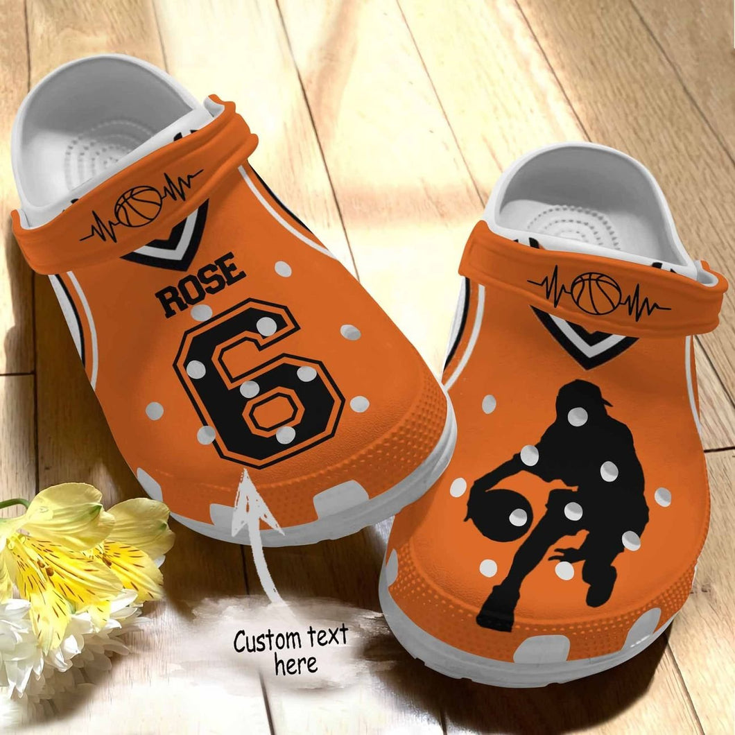 Basketball Legends Personalized Personalize Clog, Custom Name, Text, Fashion Style For Women, Men, Kid, Print 3D