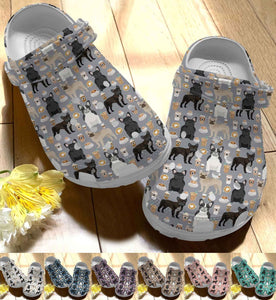 French Bulldog Personalize Clog, Custom Name, Text, Fashion Style For Women, Men, Kid, Print 3D Whitesole French Bulldog And Coffee 2