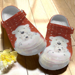 Bear Personalize Clog, Custom Name, Text, Fashion Style For Women, Men, Kid, Print 3D Love Mom