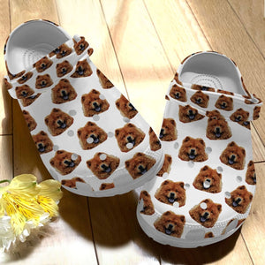 Chow Chow Personalize Clog, Custom Name, Text, Fashion Style For Women, Men, Kid, Print 3D Lovely Chow Chow