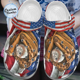 Baseball Personalize Clog, Custom Name, Text, Fashion Style For Women, Men, Kid, Print 3D American Baseball