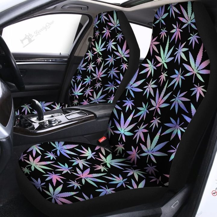 Cannabis Car Seat Covers Set 2 Pc, Car Accessories Seat Cover