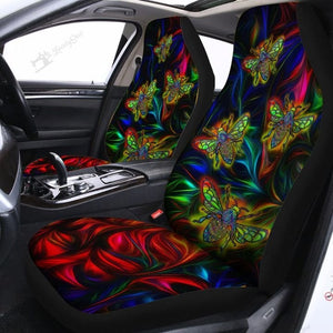 Bee Light Color Car Seat Covers Set 2 Pc, Car Accessories Seat Cover