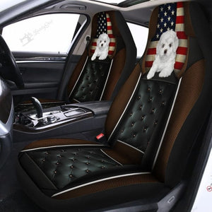 Havanese Car Seat Covers Set 2 Pc, Car Accessories Seat Cover