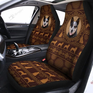 Australian Cattle Dog Car Seat Covers Set 2 Pc, Car Accessories Seat Cover
