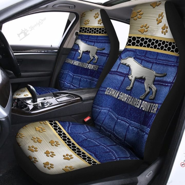 German Shorthaired Pointer Car Seat Covers Set 2 Pc, Car Accessories Seat Cover