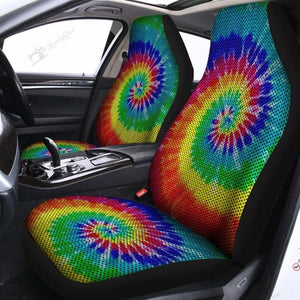 Tie Dye Car Seat Covers Set 2 Pc, Car Accessories Seat Cover