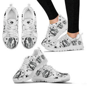 Valentine's Day Special-English Springer Spaniel Print Running Shoes For Women-Free Shipping