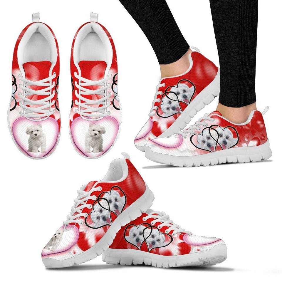 Valentine's Day Special-Maltese Dog Print Running Shoes For Women-Free Shipping
