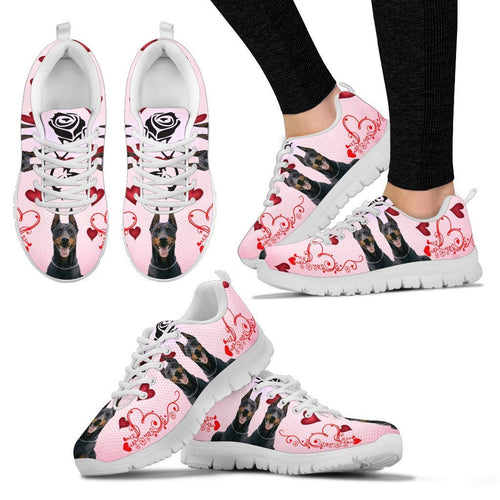 Valentine's Day Special-Doberman Pinscher Print Running Shoes For Women-Free Shipping