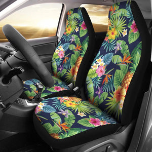 Pineapple and Flower Car Seat Cover - AH - K5