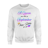 Queen Was Born In September Birthday Sexy Lips Unforgettable Happy Birthday To Me Funny Gift Sweatshirt Custom T Shirts Printing Queen Was Born In September Birthday Sexy Lips Unforgettable Happy Birthday To Me Funny Gift Sweatshirt Custom T Shirts Printing - Vegamart.com