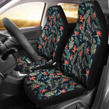 Hawaii Tropical Strelitzia Black Car Seat Cover - AH - J7