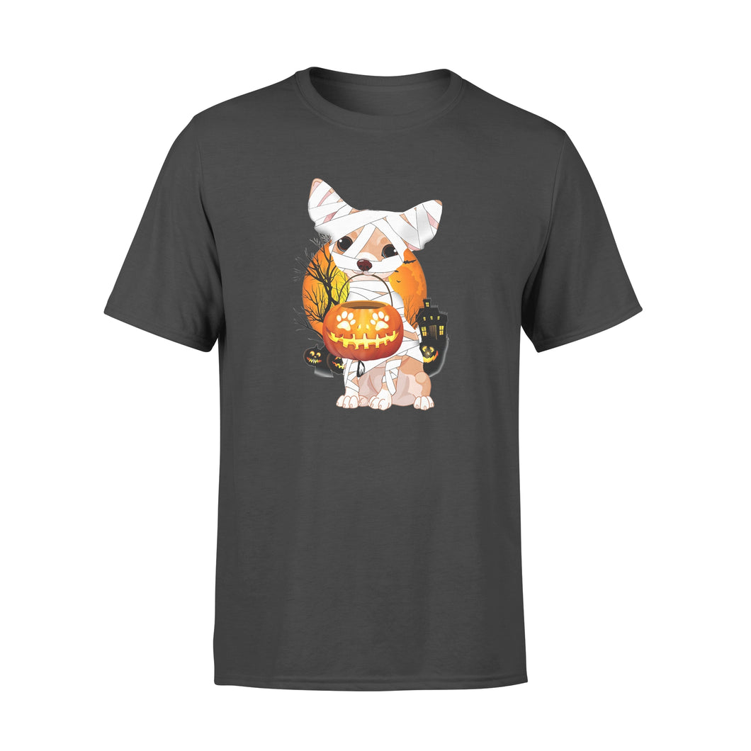 Chihuahua Cute Halloween T Shirt Scary Pumpkin Funny Costume Printing Personalised T-Shirts