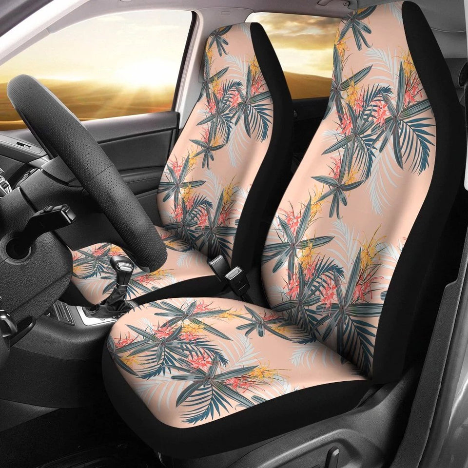 Hawaii Tropical Pattern Pink Car Seat Cover - AH - J7