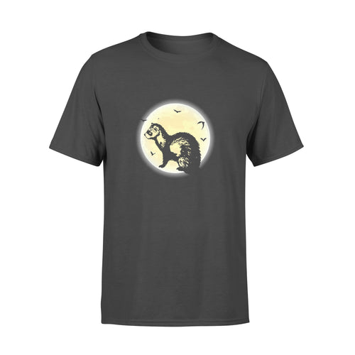 Ferret Moon Halloween T Shirt Scary Pumpkin Funny Costume Printing Personalised T-Shirts