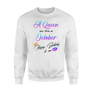 Queen Was Born In October Birthday Sexy Lips Unforgettable Happy Birthday To Me Funny Gift Sweatshirt Custom T Shirts Printing Queen Was Born In October Birthday Sexy Lips Unforgettable Happy Birthday To Me Funny Gift Sweatshirt Custom T Shirts Printing - Vegamart.com
