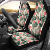 Hawaiian Hibiscus Plumeria Tropical Red Car Seat Cover - AH - J7